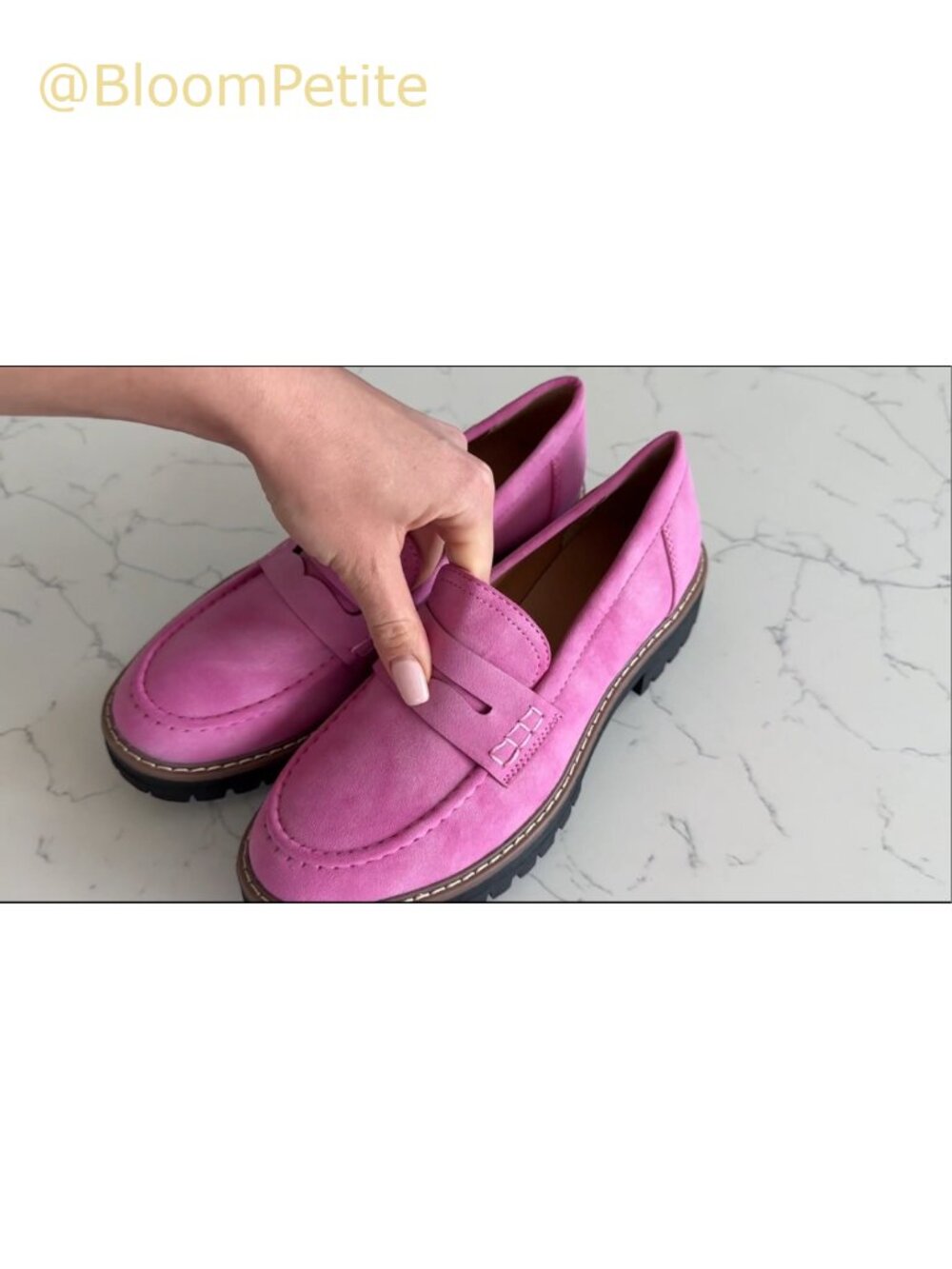Platform Chunky Penny Loafers Slip-On Office Business Casual Shoes - Picture 6 of 6